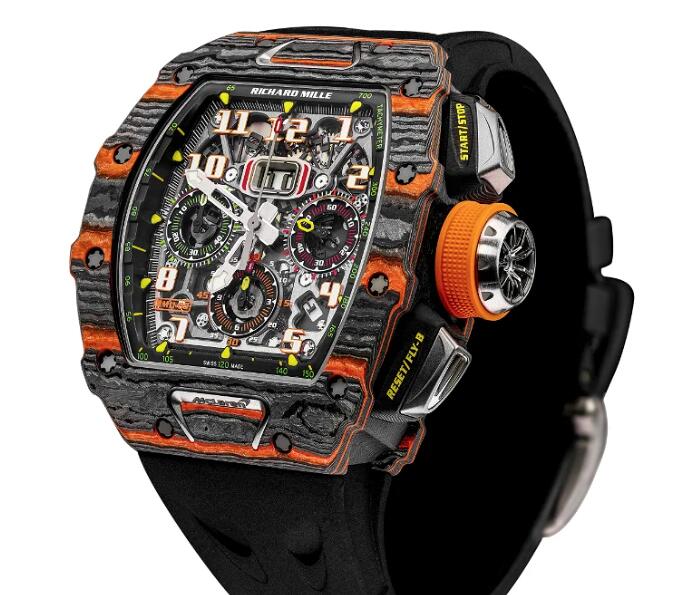 RICHARD MILLE RM 11-03 Automatic Flyback Chronograph McLaren Replica Watch